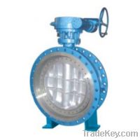 Sell Gear Box  Flanged Type Metal Sealing Butterfly Valve