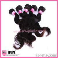Sell indian body wave human hair weft, remy and virgin