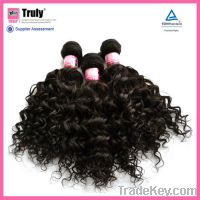 Sell Indian remy human hair, indian curl, natural color
