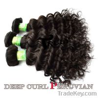 Sell 100% virgin Peruvian body wave hair weft