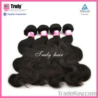 Sell fashion Indain natural hair, body wave hiar weft