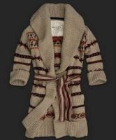 Sell 100% cotton woven ladies' cardigan sweater