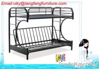 Sell sturdy C style metal sofa bunk bed(BED-M-15)