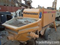 Putzmeister BSA 1406D EM Stationary Concrete Pump