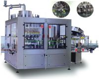 Monobloc piston filling and capping machine high capacity