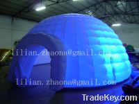Sell led light inflatable dome tent
