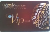 printable pvc vip card/member card