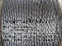 3X7 galvanized steel rope for highway guardrail