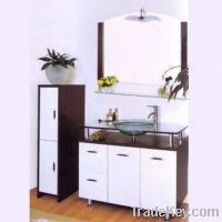 High Glossy Painting Bathroom Cabinet with MDF Door
