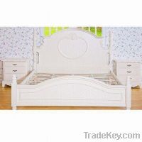 Pine Double Bed in Korea Style, Comes in White, Measures 2, 130 x 1, 8
