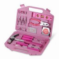 Sell 75-pc Pink Tool Set with Screwdrivers,