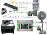 Sell solar home system for lighting TV ect.