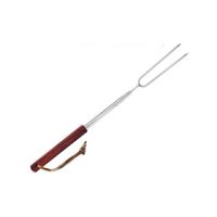 BBQ fork with wooden handle