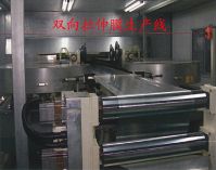 Biaxially oriented casting film machine