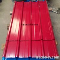Coverage width 840mm corrugated metal roofing cladding sheet