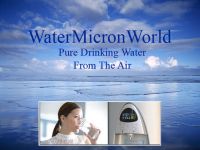 Pure Drinking Water from the air you breathe