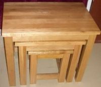 oak stools with 3 units manufactuers from China