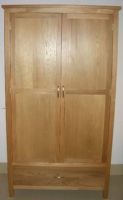 oak wardrobes with two doors manufacturers from China