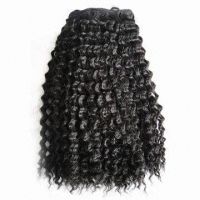 virgin natural curly human hair wefts all length in stock
