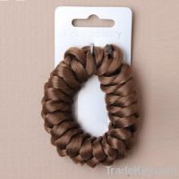 Synthetic Plaited Hair Ring