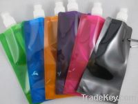 Sell anti-bottle, foldable water bag, foldable water bottle, plastic b