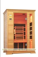 Class A wood CE LVD&EMC approved infrared sauna house for 2 people
