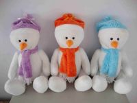 sell plush/stuffed snow man