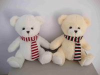 sell plush/stuffed   bears with scarf