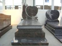 Sell heart shape headstone with carved hand
