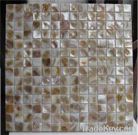 Sell Freshwater Shell mosaic on mesh with pattern (with gap)