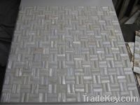 Sell White Freshwater Shell Tiles with convex surface