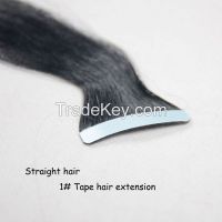 100% Brazilian Remy Tape Hair Extensions strong blue lace tape adhesive 20pcs/package for fashions women Hair Extensions