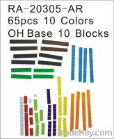 Sell 65 PCS 10 COLOR   OH Base 10 Blocks se