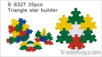 Sell 5 COLOR AND EACH FOR 7 PCS TRIANGLE STAR BUILDER