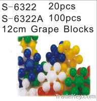 Sell 12CM 20PCS Grape  Blocks