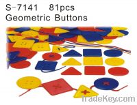 Sell  81PCS Geometric Buttons