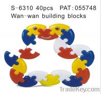 Sell4 COLOR AND EACH FOR 10 PCS WAN-WAN BUILDING BLOCKS