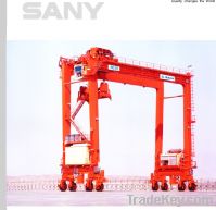 Sell sany 40 tons yard crane rtg and rmg crane
