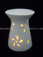 Led tealight with porcelain holder