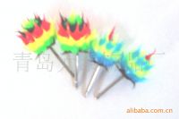 Sell 5mm silicone spiky ball earrings with flare style