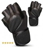 Top Quality Leather Weightlifting Gloves