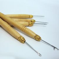 Sell wood handle micro loop needle