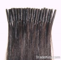 Sell I tip virgin Remy hair extension in natural color
