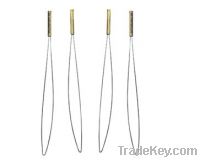 Sell wooden handle loop needle or threader with loop in 9 cm total