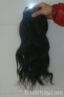 Sell natural wavy unprocessed hair weave
