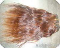 Sell full cuticle unprocessed Brazilian hair weft