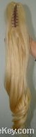 Sell top quality blond synthetic claw in ponytail