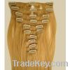 Higher quality hot sales clips in remy hair extension