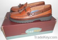 Sell mens leather cheap stock casual shoes