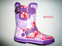 Sell beautiful children Rubber rain boot
